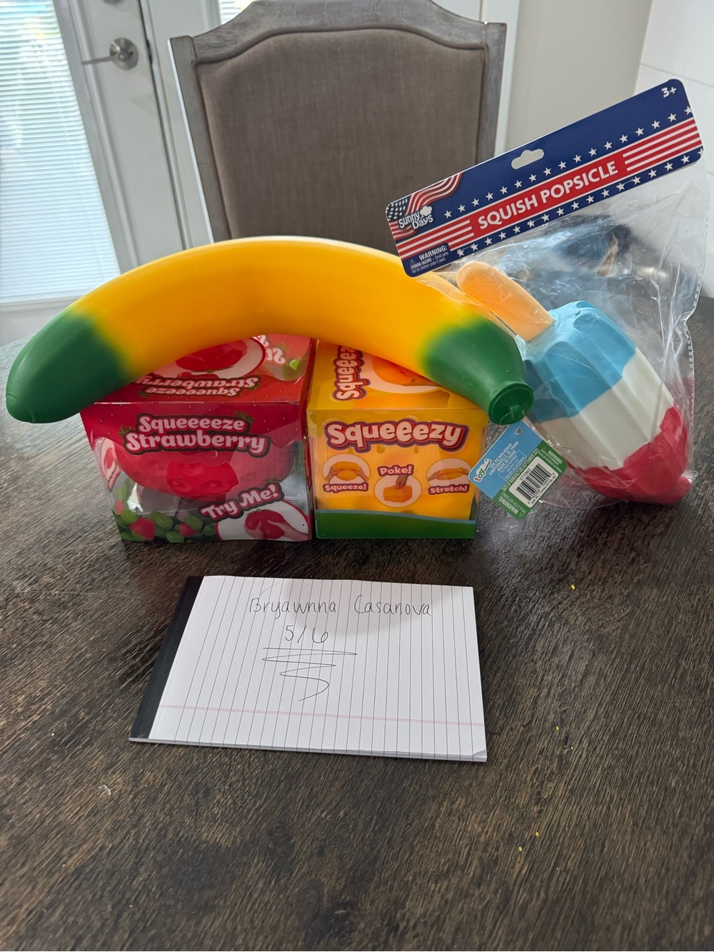 Sunny Days Squeeze Cheese, Popsicle, Strawberry and Banana